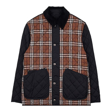 Burberry Men's Vintage Check Quilted Jacket 8070391 A9011 55441252