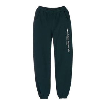 SPORTY & RICH ウィメンズアスレチッククラブスウェットパンツ FOREST WHITE 40667297 [P]