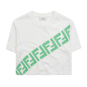 Fendi FF Logo Cotton T-Shirt (Adult Size) F0TU9 7AJ JFI291 12-14 59658337