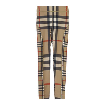 Burberry Isabella Check Contrast Stretch Jersey Leggings 45575007