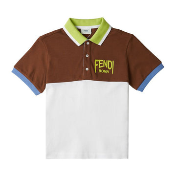 Fendi JMI419 AVP F0TU9 Logo Polo T-Shirt (Adult Size Available) SKU: 12-14 48274775