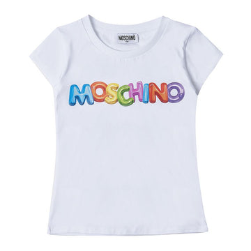 Moschino Kids Logo T-Shirt (Adult Size) H4M042LBA00 10101 48065124