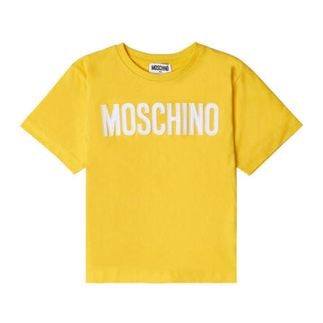 MOSCHINO KIDS Logo-Stickerei T-Shirt 48065127