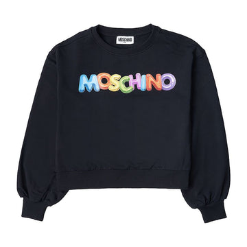 MOSCHINO KIDS Inflatable Logo Sweatshirt (Erwachsenen Größe) HDF058LDA00 60100 48274738