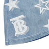 BURBERRY MARIAH TB STAR A1141 (12-14) TB Stern Druck Denim Rock 45574777 [P]