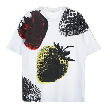 MAXMARA Dalmata Druck Baumwoll T-Shirt für Damen 005 46354189