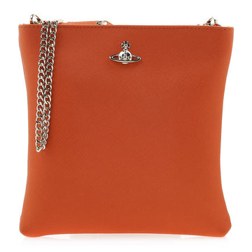 Vivienne Westwood Women's Saffiano Square Chain Crossbody Bag L001N F401 51030010 46063365