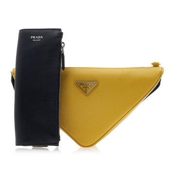 Prada Men's Viterbo Saffiano Shoulder Bag 2VH157 2FOQ F0L8P (OLB) 37111539