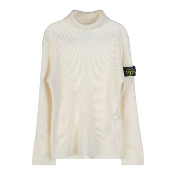 Stone Island Logo Patch Turtleneck Knit Sweater (Adult Size) 10-12 39128826