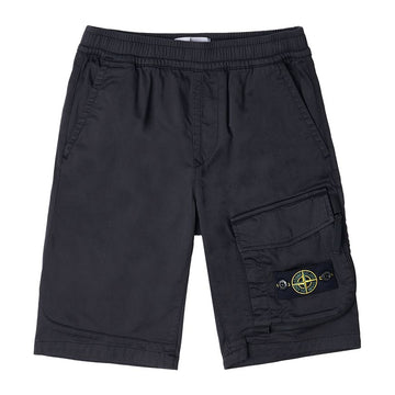 STONE ISLAND 男の子 ワッペン ロゴ ハーフパンツ 7816L0412 V0029 (6-8) 48274848