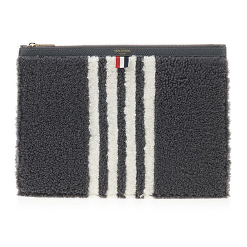 THOM BROWNE メンズ カーリー メリノ クラッチバッグ L0019 035 40317788