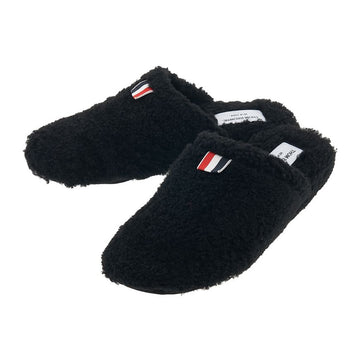 Thom Browne Men's Logo Tab Shearling Slippers MFL072A L0010 001 37222421
