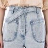 LOUISE MISHA 25インチ デニム ハーフ パンツ WRPS23PR576 LIGHTBLUE 50530707 [P]