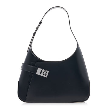 SALVATORE FERRAGAMO 21 5492 NERO 0767785 Gancini Buckle Schultertasche 65847135