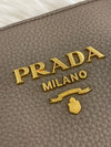 Prada Vitello Daino Tote Bag Light Grey (1BA264) 67185985 [P]