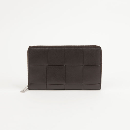 BOTTEGA VENETA Intrecciato Kassette Zipper Around Langbörse 649607 93397766