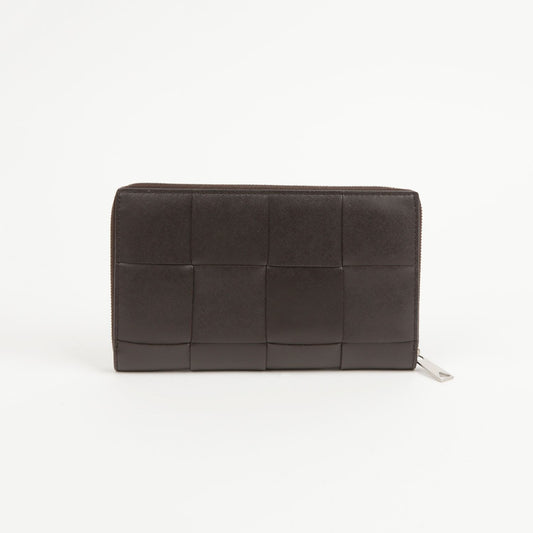 BOTTEGA VENETA Intrecciato Kassette Zipper Around Langbörse 649607 93397766
