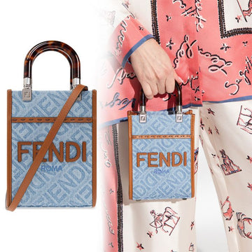 FENDI サンシャイン ミニ トートバッグ 8BS051 AJR3 F1LN6 67587230