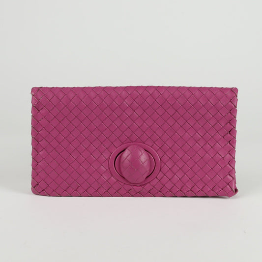 Bottega Veneta Intercciato Flap Clutch 274473 67122338