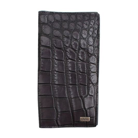 Brioni Black Wani Men's Long Wallet 67647907