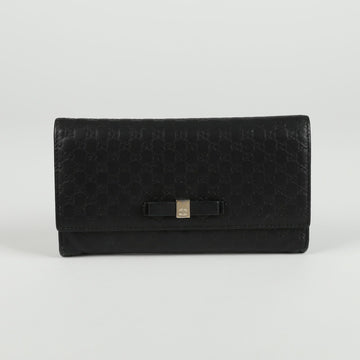 GUCCI 388679 シマ ボウ フラップ ロング 財布 67177790