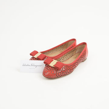 SALVATORE FERRAGAMO Bara Bow Flachschuhe 5.5 67211310