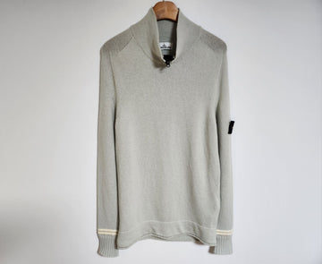 STONE ISLAND Mint Logo-Patch Strickjacke 7115511A3 67754741