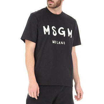 MSGM T-Shirt 20SS 2840MM97 Herren Kurzarm Schwarz 67816546