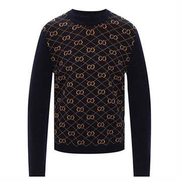 Gucci GG Logo Men's Round Neck Knit 626288 XKBFB 4795 67935978