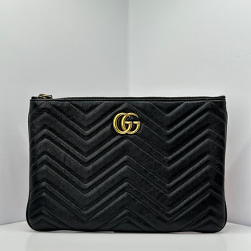 GUCCI GG Marmont Matelassé Clutch 525541 68249514
