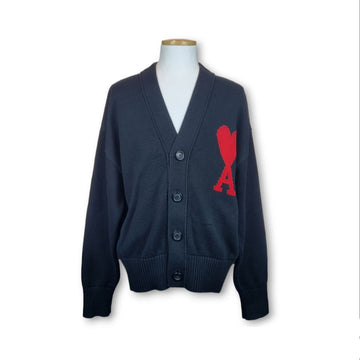 AMI Großes Herz Logo Stickerei Cardigan E22UKC003.016 65320891
