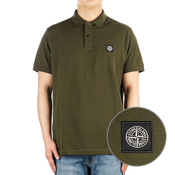 STONE ISLAND (79152SC17 V0058) Herrliches Logo Polo T-Shirt 68318095