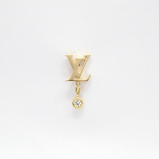 Louis Vuitton 18K Gold 1P Diamond Idyl Blossom Stud Earrings 68387530