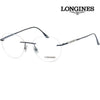 Longines LG5002H 090 Luxury Rimless Round Eyeglasses 68480983 [P]