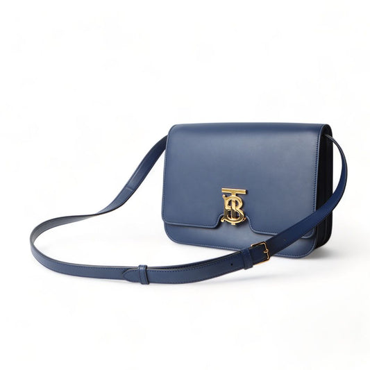 BURBERRY レザーラージゴールドTBバッグミディアムショルダーバッグ/31797-2 68491388