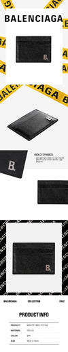 Balenciaga B Logo Card Holder 68495800 [P]