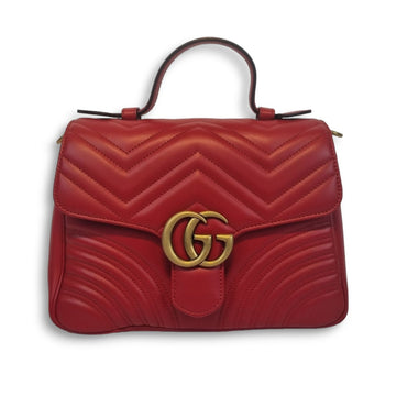 Gucci GG Marmont Matelassé Top Handle Shoulder Bag 498110 69281511