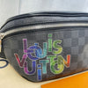 LOUIS VUITTON N40276 ダミエ グラファイト バムバック ヒップバッグ 69496168 [P]
