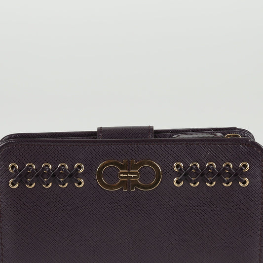 Salvatore Ferragamo 22 C204 Gancini Logo Compact Wallet 68631521