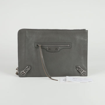 BALENCIAGA 390186 クラシックメタリックエッジミディアムクラッチ 69121533