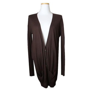WEEKEND MAXMARA Max Mara Weekend Seidenmischung cardigan tiefbraun 55 70513690