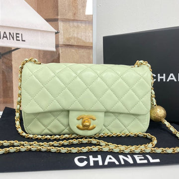 CHANEL Lammleder Classic Goldenball New Mini Crossbody Bag 70551709