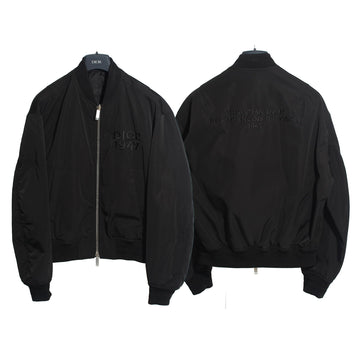 Dior 1947 Embroidered Logo Bomber Black 143C432F4533 989 70561134