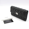 CHANEL A80286 ブラック キャビア シルバー ボーイ 長財布 70596079 [P]