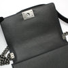 CHANEL Internal Chip/ A67086 Black Caviar Boy Bag Medium Shoulder Bag 70596125 [P]