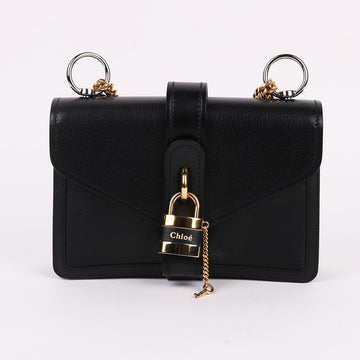 Chloe Black Leather Abbey Chain Crossbody Bag 70761327