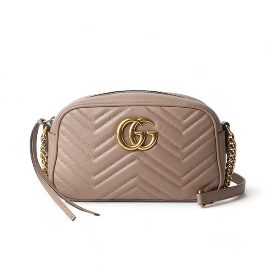 GUCCI 447632 GG マーモント マトラッセ スモール クロスボディバッグ/31866 70775318