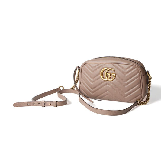 GUCCI 447632 GG マーモント マトラッセ スモール クロスボディバッグ/31866 70775318