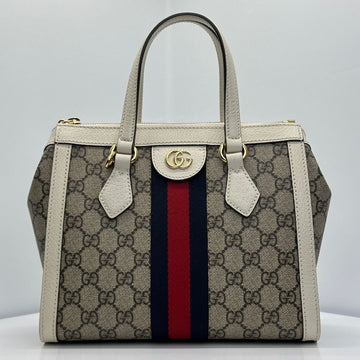 GUCCI Ophidia GG Tote Bag Small Weiß 70947630
