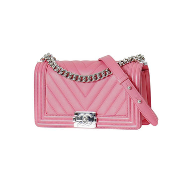 CHANEL Boy Chevron Lammleder Medium Flap Bag A67086 70995004